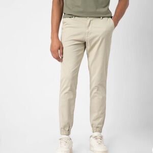 EUC Men's Casual Khaki Stretch Jogger Pants